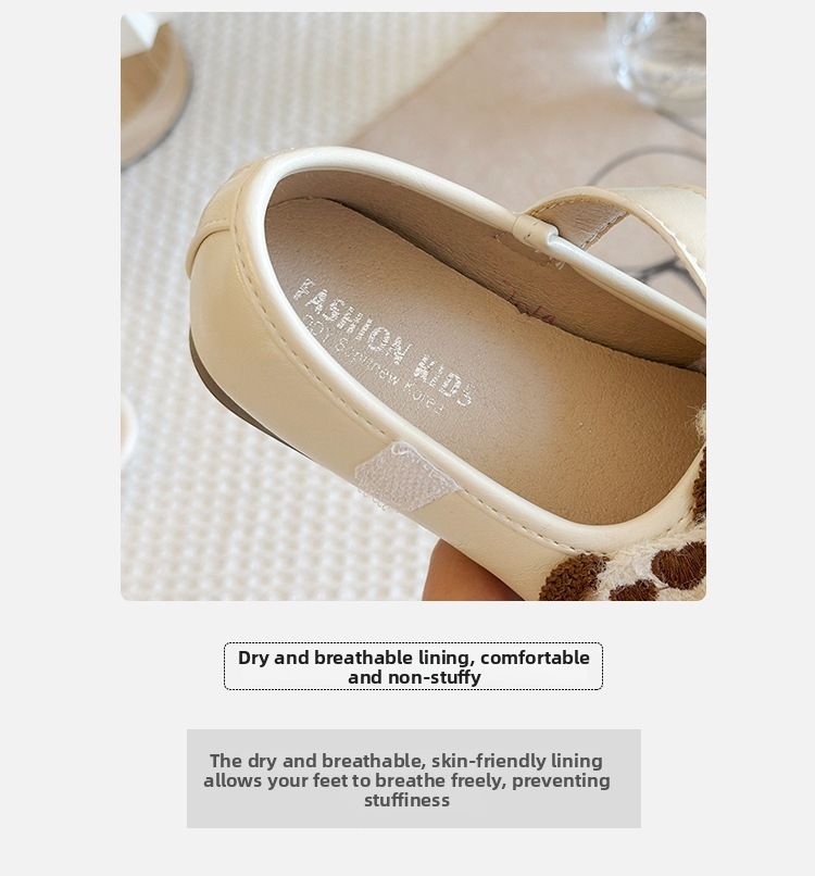 Sapatos de couro para bebé menina estilo princesa sola macia_voghion.com