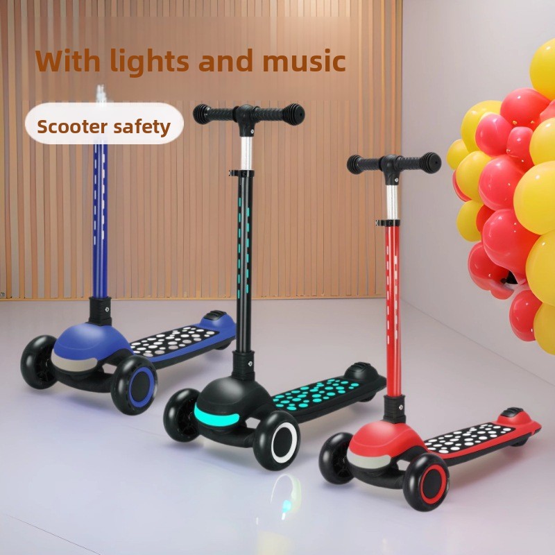 2-8 Year Old Children's Light-emitting Scooter_voghion.com
