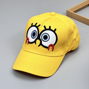 Trendy cool cartoon Spider-Man children's summer thin mesh hat spring and autumn sun hat peaked cap baseball hat