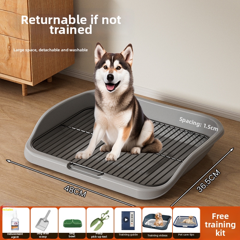 Ekstra Büyük Evcil Hayvan Tuvaleti, Tel Örgü, Kolay Temizlenebilir, Üzerine Basmaya Karşı Dayanıklı, Dışkı Geçirmez, Orta ve Küçük Boylar, Evcil Hayvan Malzemeleri_voghion.com