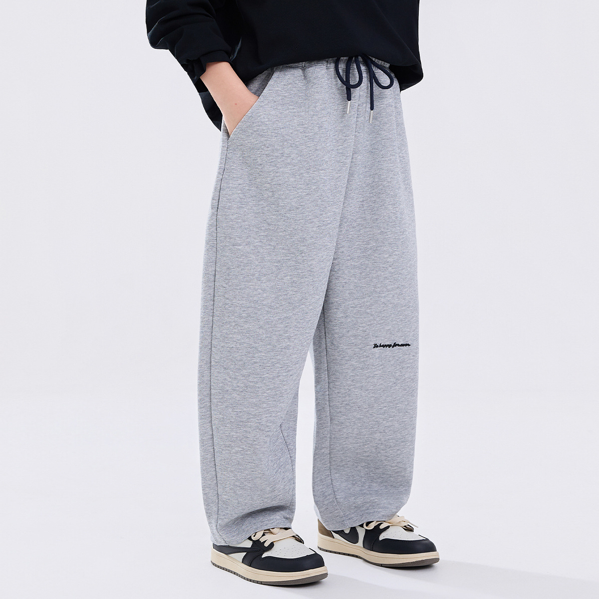Children's Sports Pants Spring Autumn New Knitted Sweatpants Medium Large Casual Loose Fit Toddler Boys Clothing 3-7 Years_voghion.com