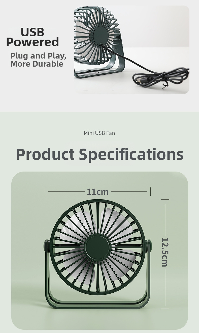 Mini ventilateur de bureau pour bureau et maison, silencieux_voghion.com
