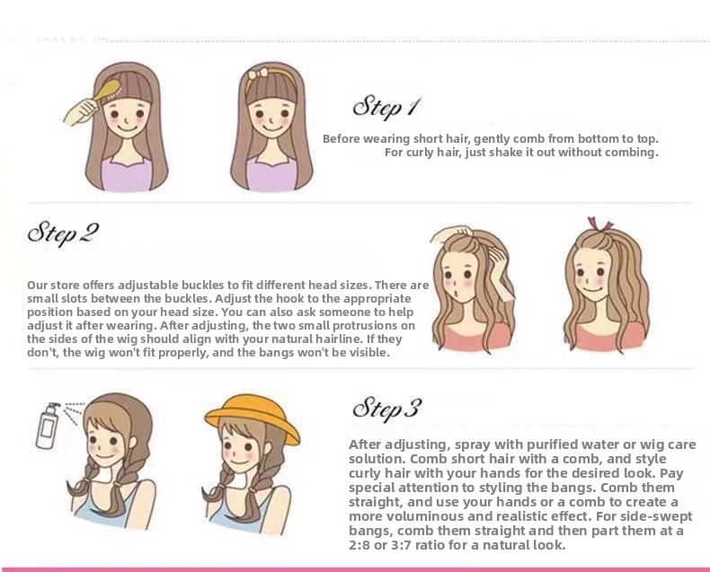 Peruca sintética longa e ondulada com lace front natural_voghion.com
