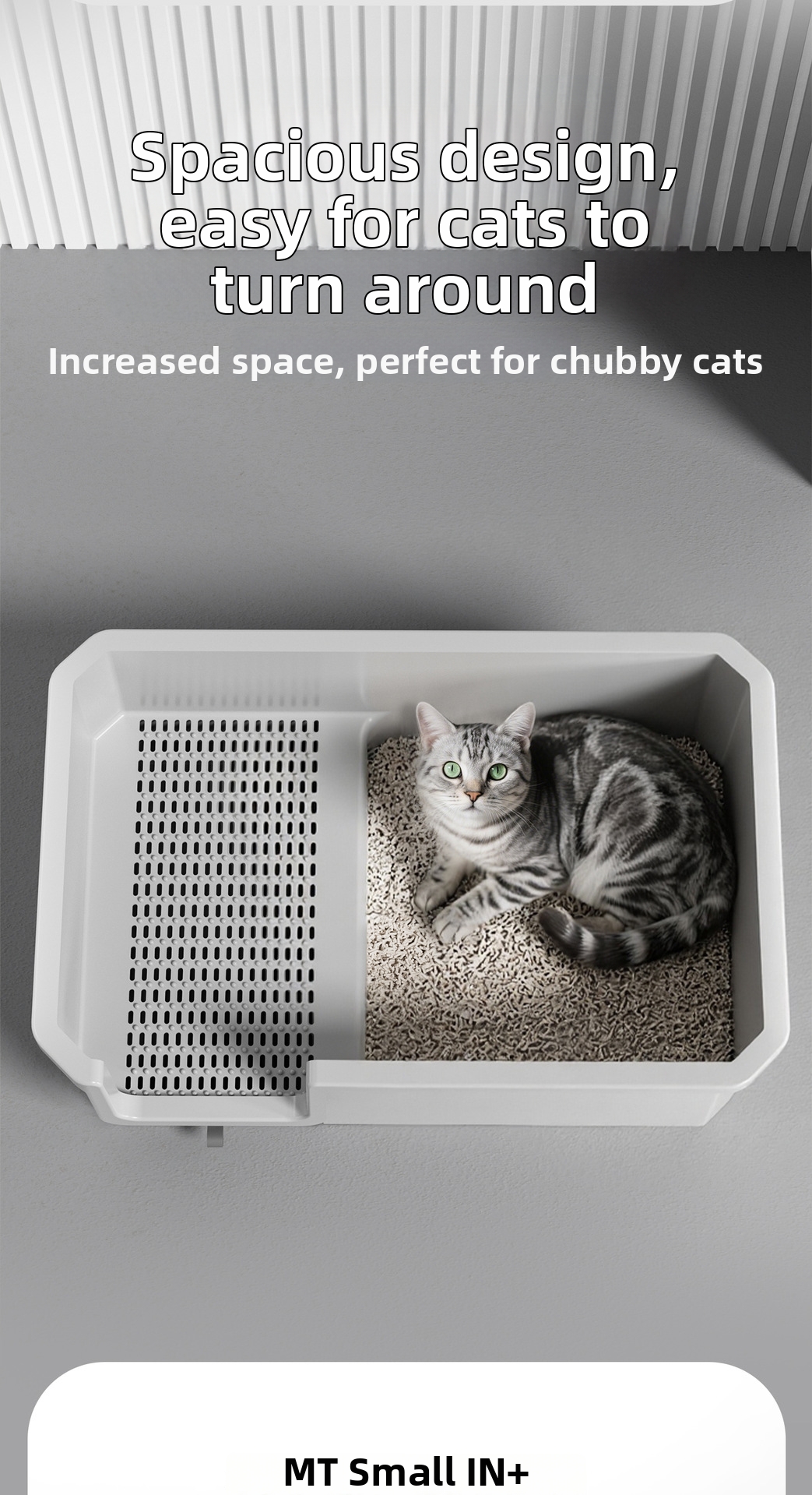 Grooss Halvoppene Katzentoilette Mit Hohem Rand Fir Haustiere_voghion.com