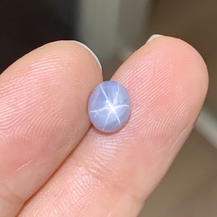 3.18 karat natural non-burning star sapphire bare stone with certificate can be made ring