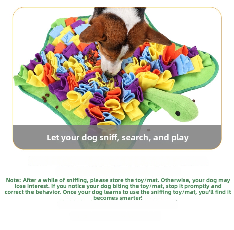 Pet Sniffing Mat For Dogs And Turtles Educational Slow Feeding_voghion.com