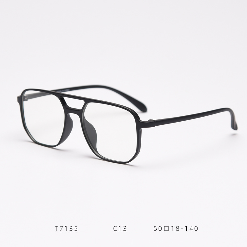 Trendy Korean Style Women's Eyewear Frames With Double Bridge_voghion.com