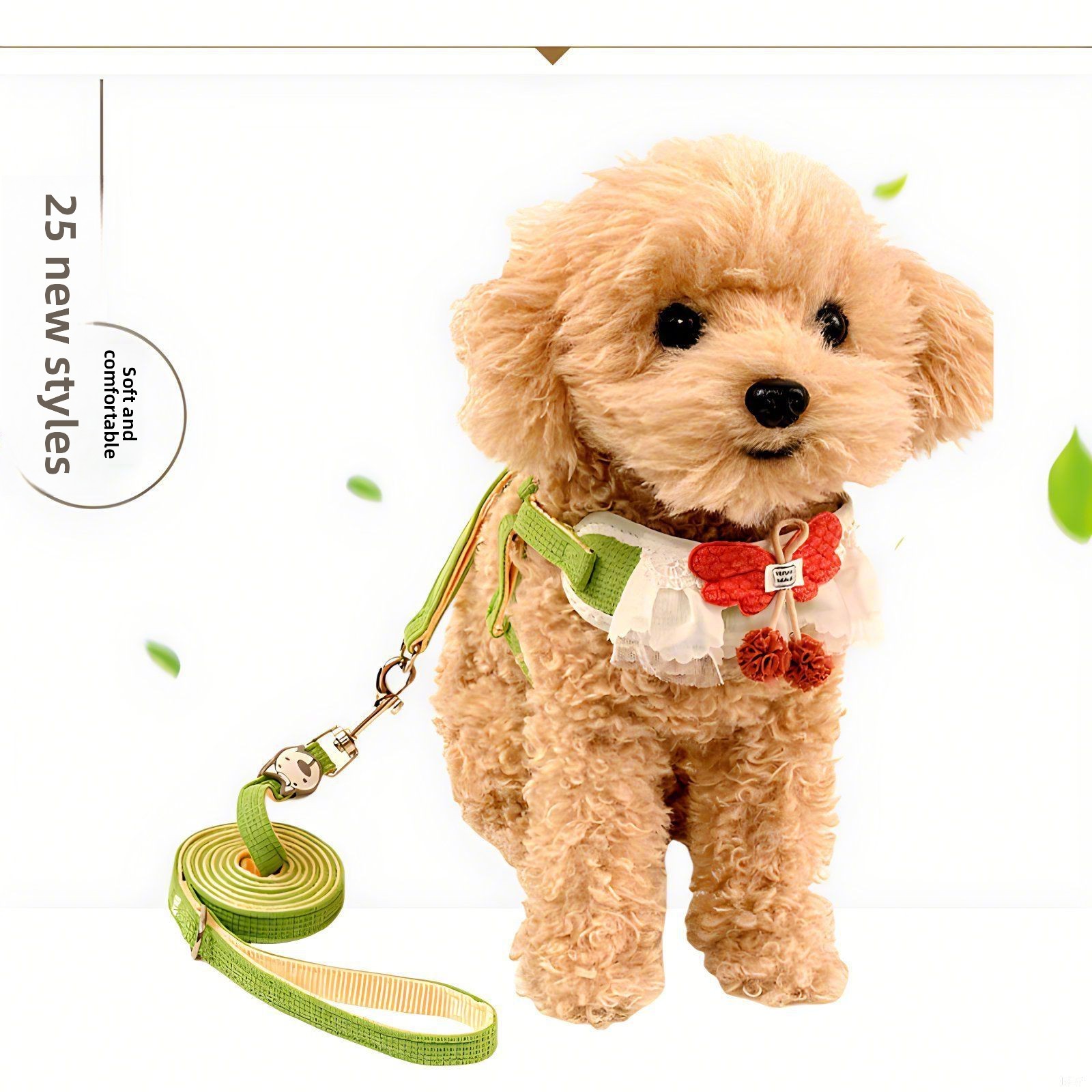 Dog Leash, Vest Style Pet Chest Harness, Dog Walking Leash, Soft And Comfortable, Small And Medium-sized Pet Chain_voghion.com
