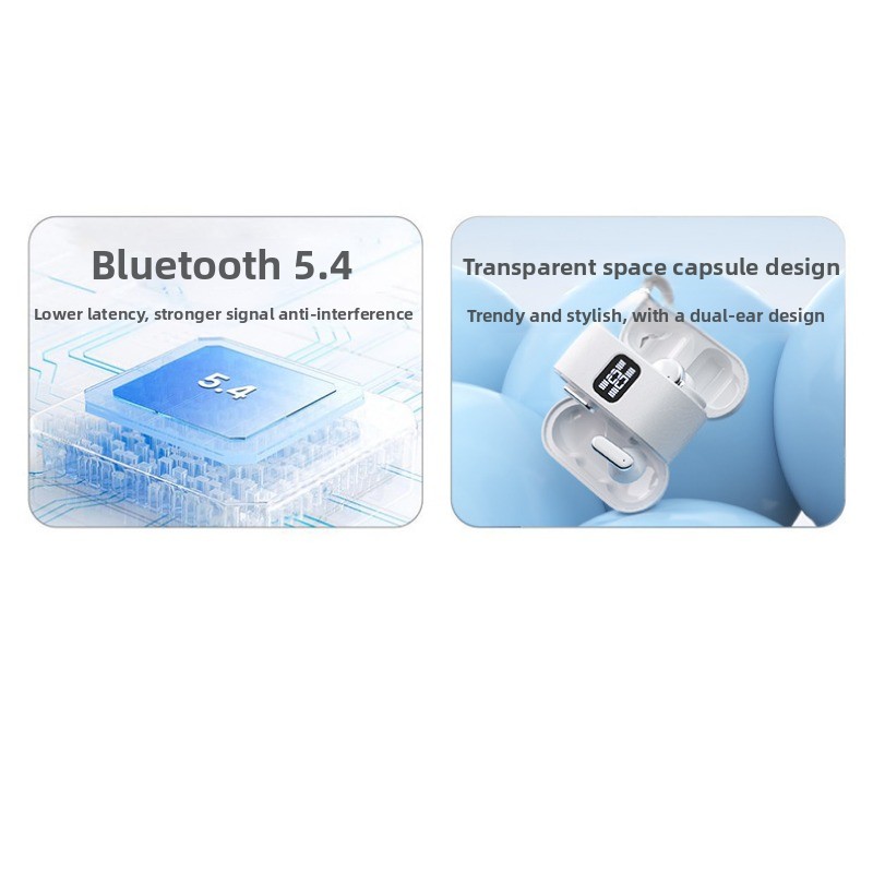 Auricolari bluetooth wireless a clip con lunga durata batteria_voghion.com