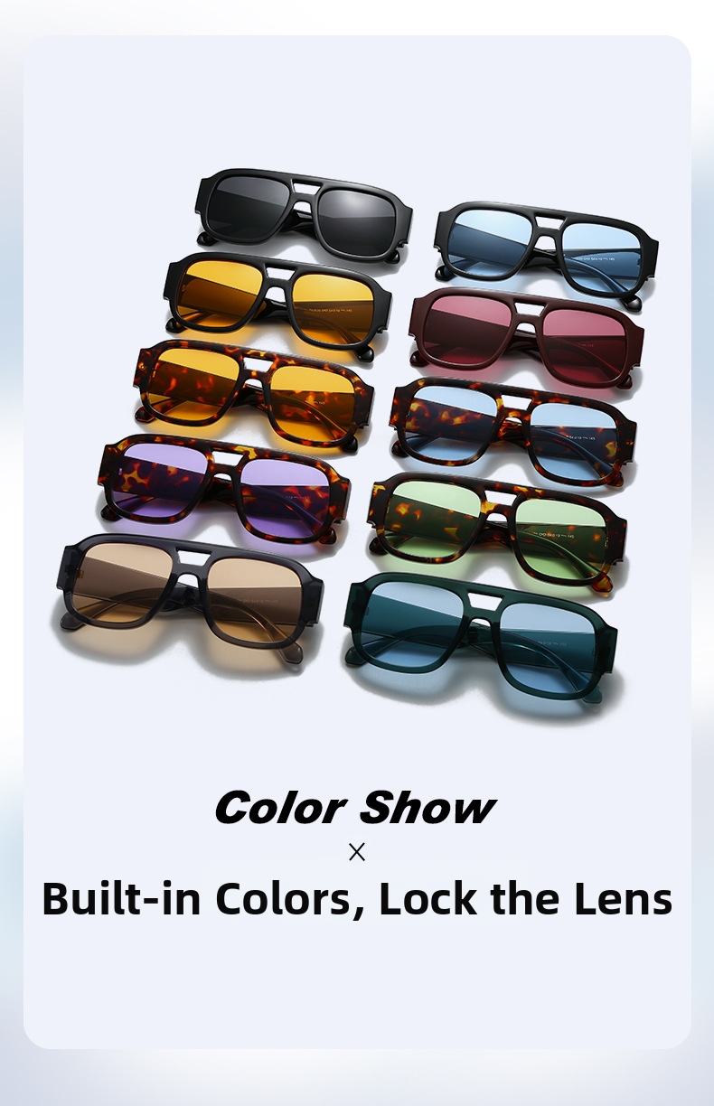 Aviator Sonnenbrille Für Herren Mit Uv-schutz Modisch Lässig_voghion.com
