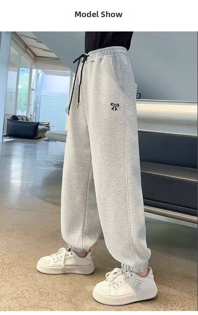 Sportbroek voor meisjes hoge taille elastisch comfortabel_voghion.com