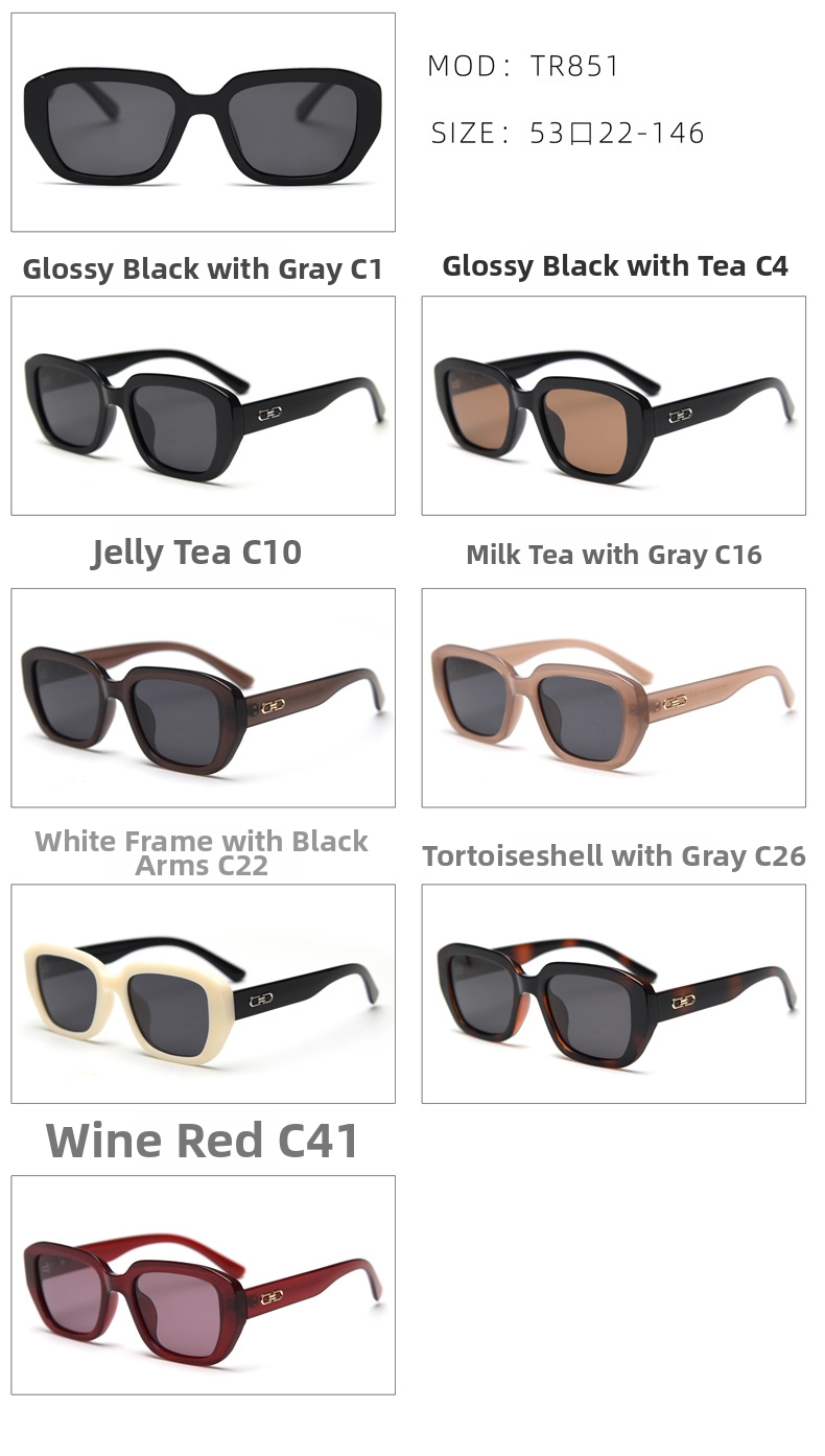 Occhiali da sole polarizzati stile retro per uomo e donna_voghion.com