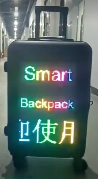 Display Trolley Case LED Display LCD Screen Trolley Case Hd High Brightness Advertising Box Platform Explosion