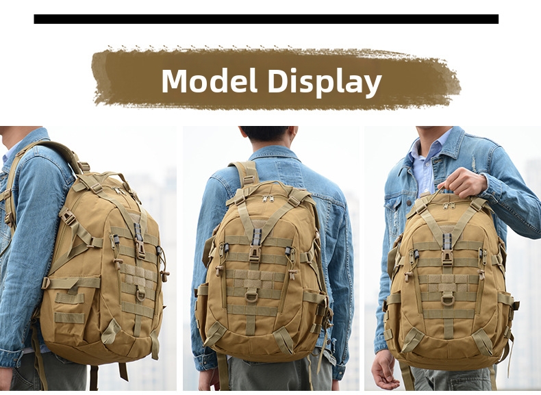 Tactical Military Backpack Large Capacity Men's Hiking Bag_voghion.com