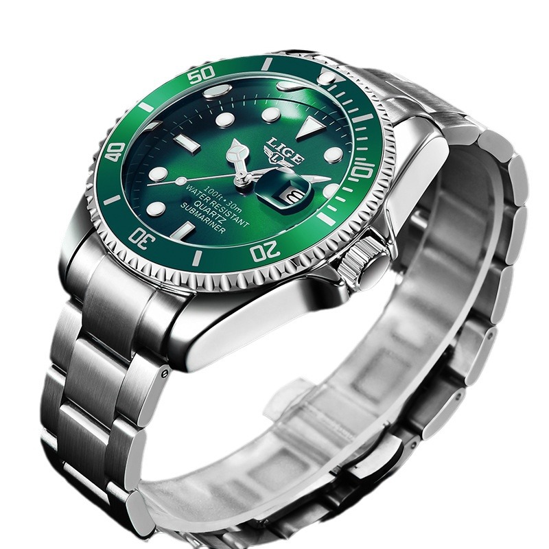 Men's Fashion Waterproof Quartz Watch - Stylish Three-Hand Round Dial Clock Luxury/Retro Design_voghion.com