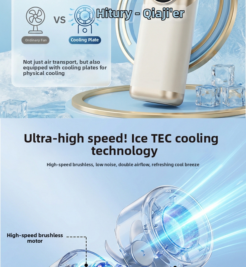 Portable Handheld Cooling Fan Usb Semiconductor Cooler White_voghion.com