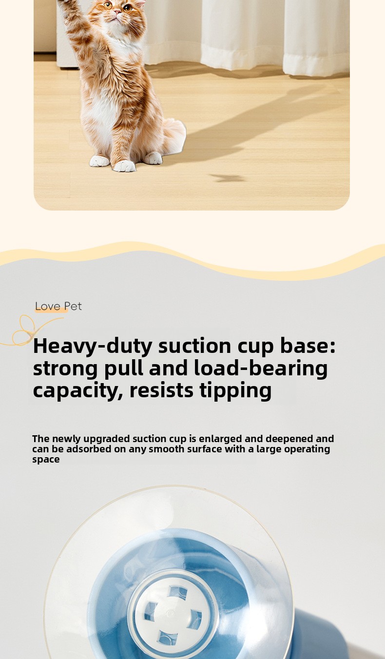Hands-free cat toy for busy pet parents