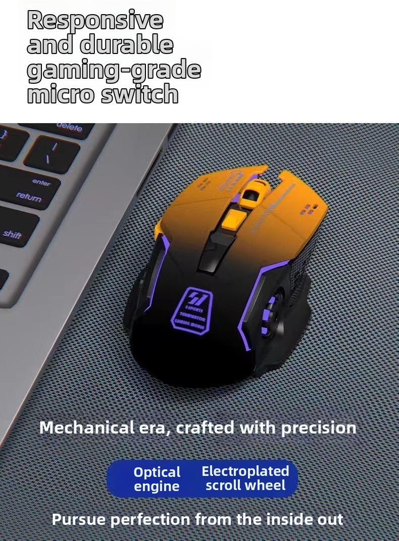 Wireless Gaming Mouse For Laptop And Desktop Computer_voghion.com