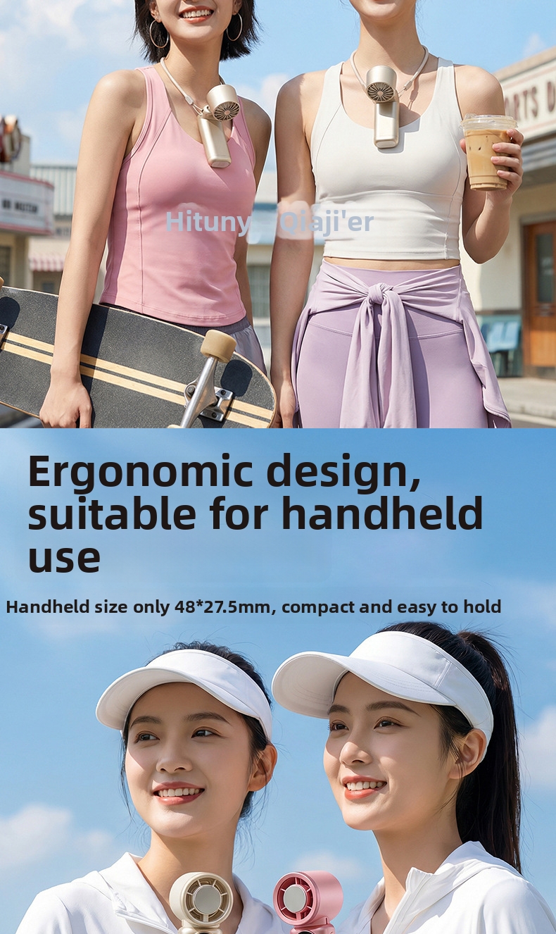 Portable Handheld Cooling Fan Usb Semiconductor Cooler White_voghion.com