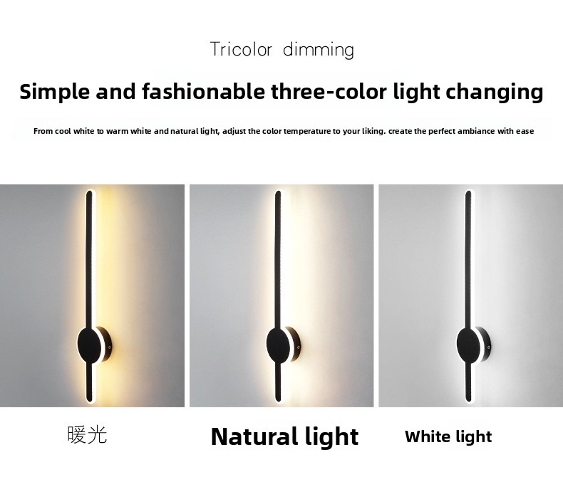 Modern minimalistisk vägglampa för sovrum och vardagsrum_voghion.com