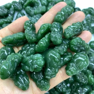 18*30*11 natural Hetian jade old mine jasper brave small pendant accessories beads bracelet accessories DIY jewelry