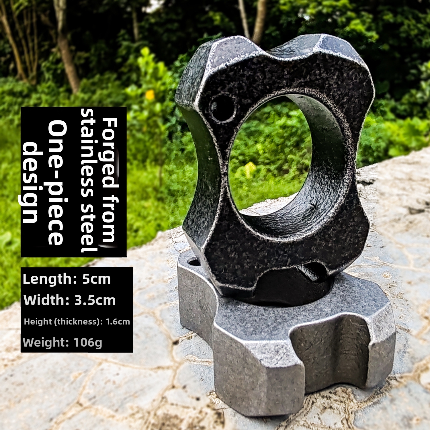 Ring voor zelfverdediging met boksbeugel voor één vinger, anti-wolf apparaat, beschermende uitrusting, vuistgesp, raambreker._voghion.com