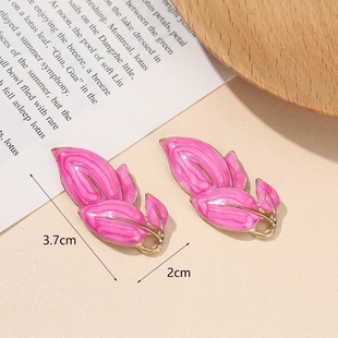 Sweater Necklace Pendant Accessories Handmade DIY Accessories Artistic Simple Red Leaves Girls Clothing Pendant