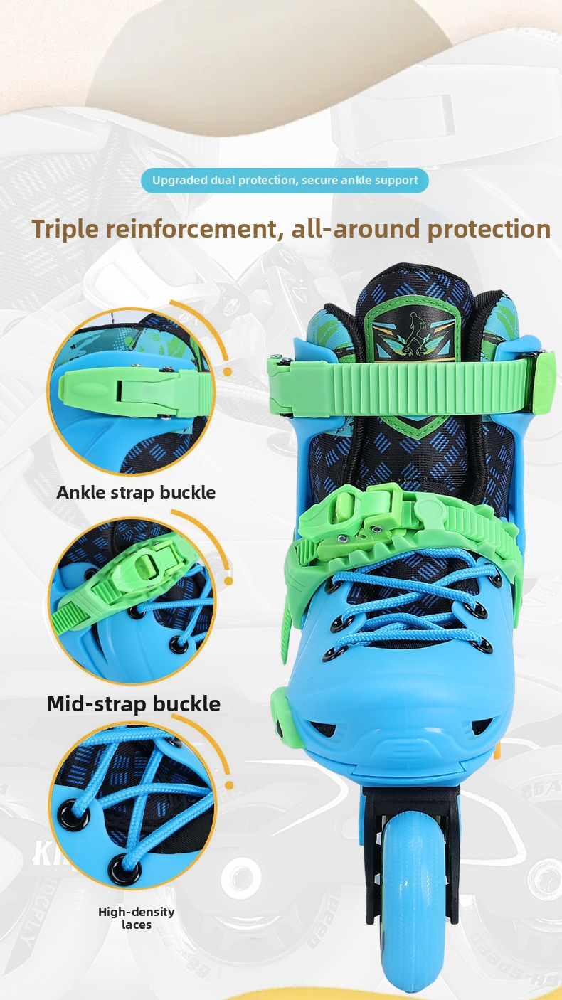 Kinder Rollschuhe Komplettset Für Anfänger Inline Skates_voghion.com