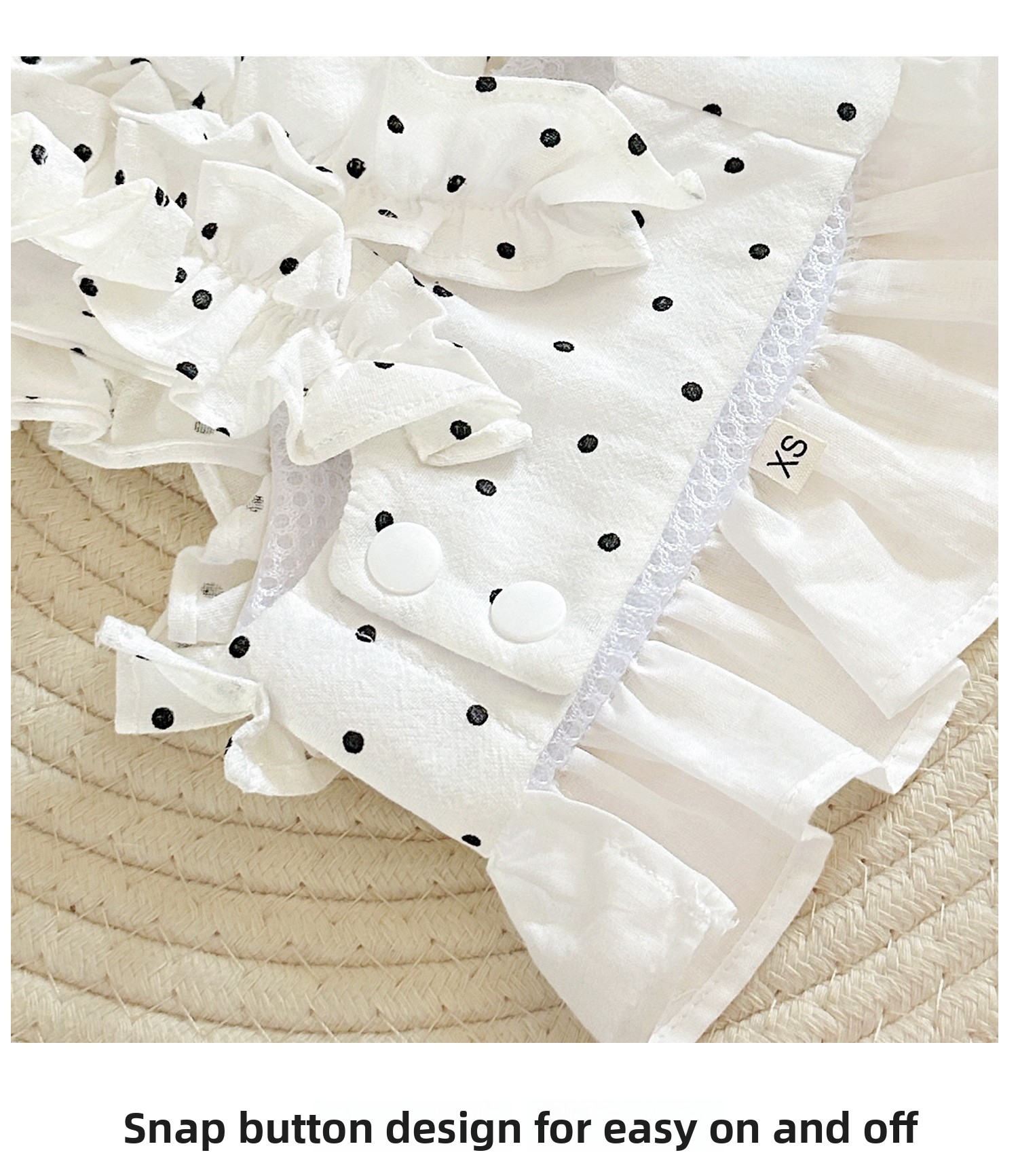 Set de arnés y correa para perro pequeño estilo chaleco verano_voghion.com