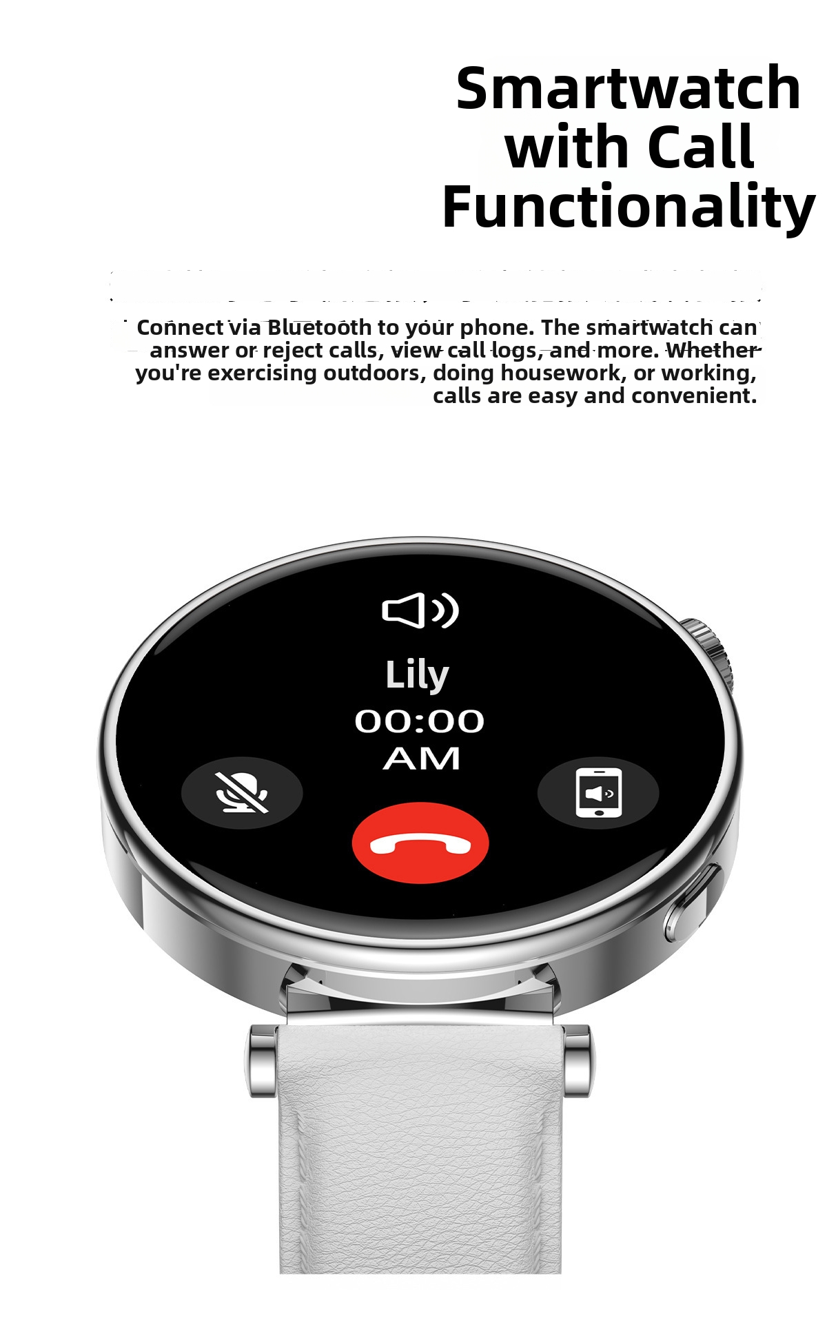 Smartwatch com chamadas bluetooth e ecrã amoled always on_voghion.com