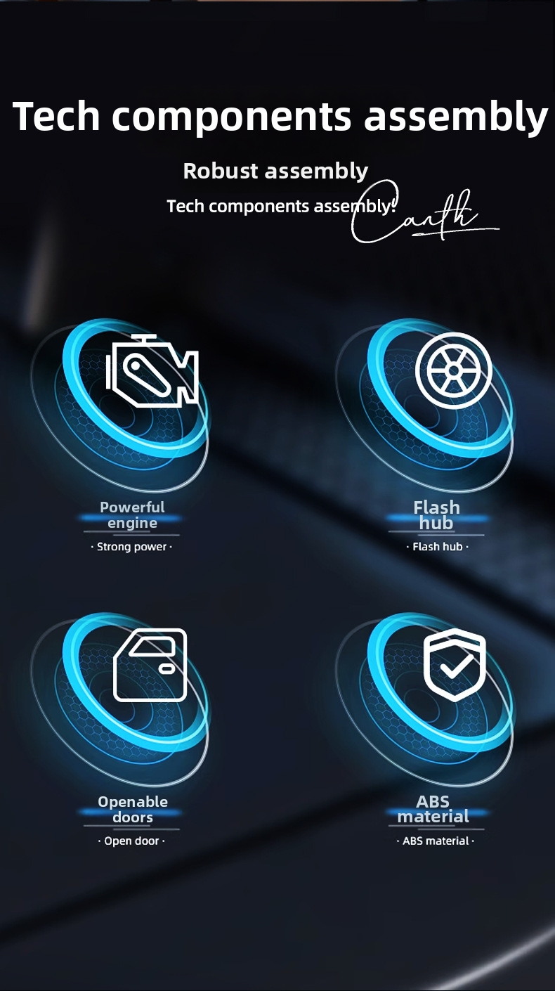 Blocs de construction modèle de voiture de sport rc vert_voghion.com