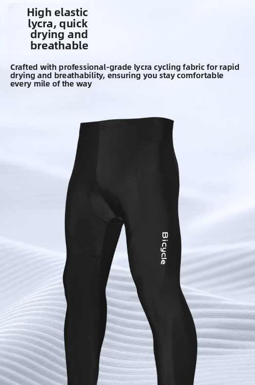 Bicycle Cycling Suit Mountain Road Bike Men's And Women's Cycling Long-sleeved Pants Thin Quick-drying Suit Cycling Suit Trousers_viptrois.com