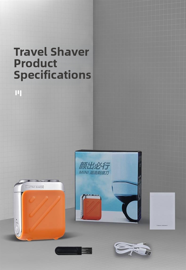 Mini elektrisch scheerapparaat draagbaar wasbaar voor mannen_voghion.com