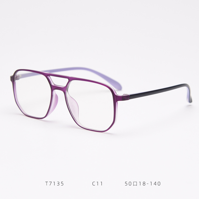 Trendy Korean Style Women's Eyewear Frames With Double Bridge_voghion.com