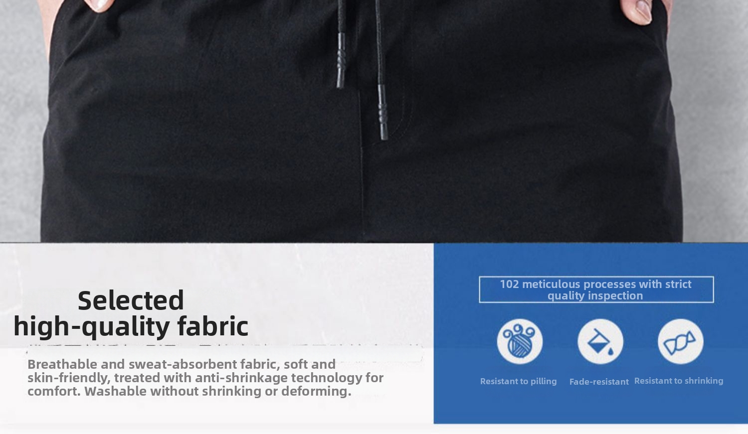 Shorts pour homme à séchage rapide et élastiques été_voghion.com