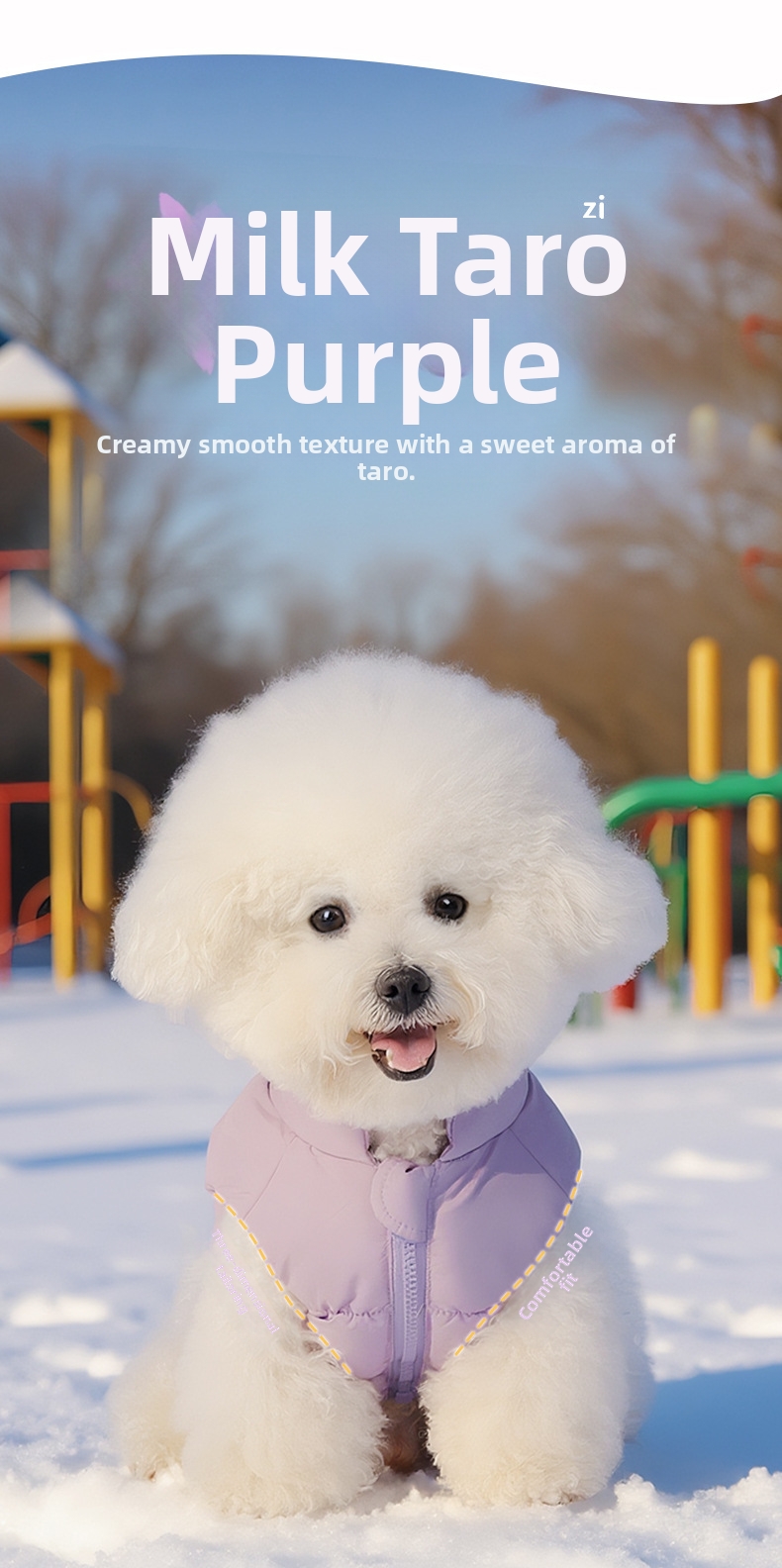 Reflective Dog Winter Puffer Vest For Small And Medium Dogs_voghion.com