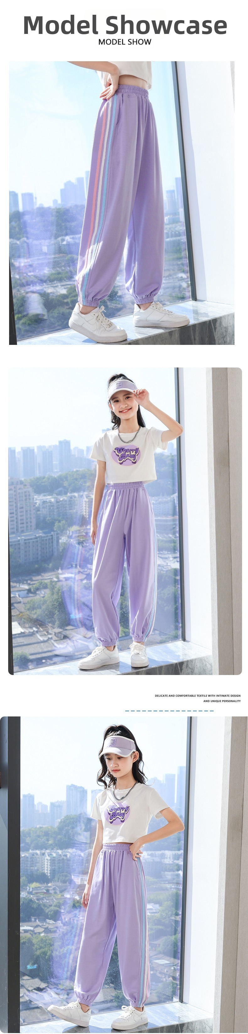 Mädchen-Eisseidenhose mit Mückenschutz, neues Modell, schnelltrocknend, sportlich, lässig, Sommer, dünn, kühl, für Kinder_voghion.com