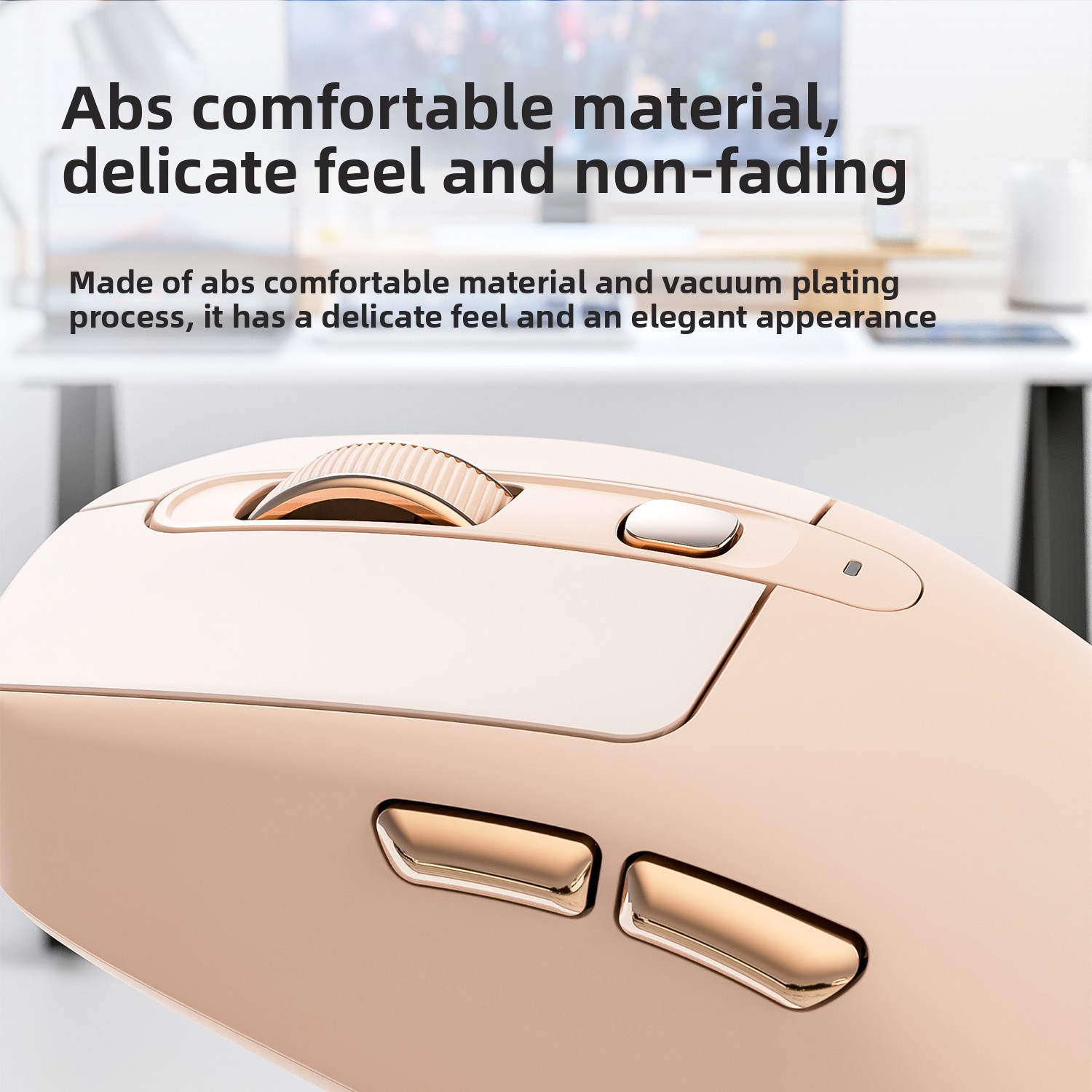 FreeWolf A3 Wireless Bluetooth Dual Mode Mouse Laptop Rechargeable Low Bass Office Gaming Mouse_voghion.com