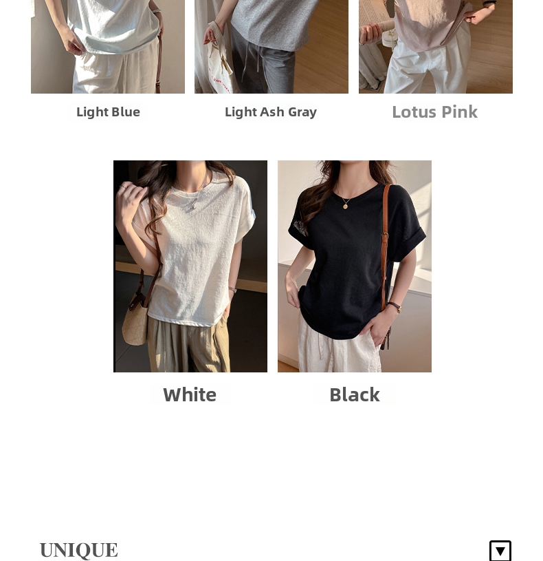 Women's Clothing Summer Style Women's T-Shirt Loose Batwing Sleeve Round Neck Short Sleeve Relaxed Fit For Outerwear_ecoleips.com
