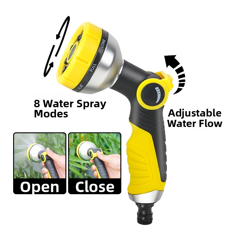 Flexibele waterslang met telescopische tuinsproeier voor huis_voghion.com