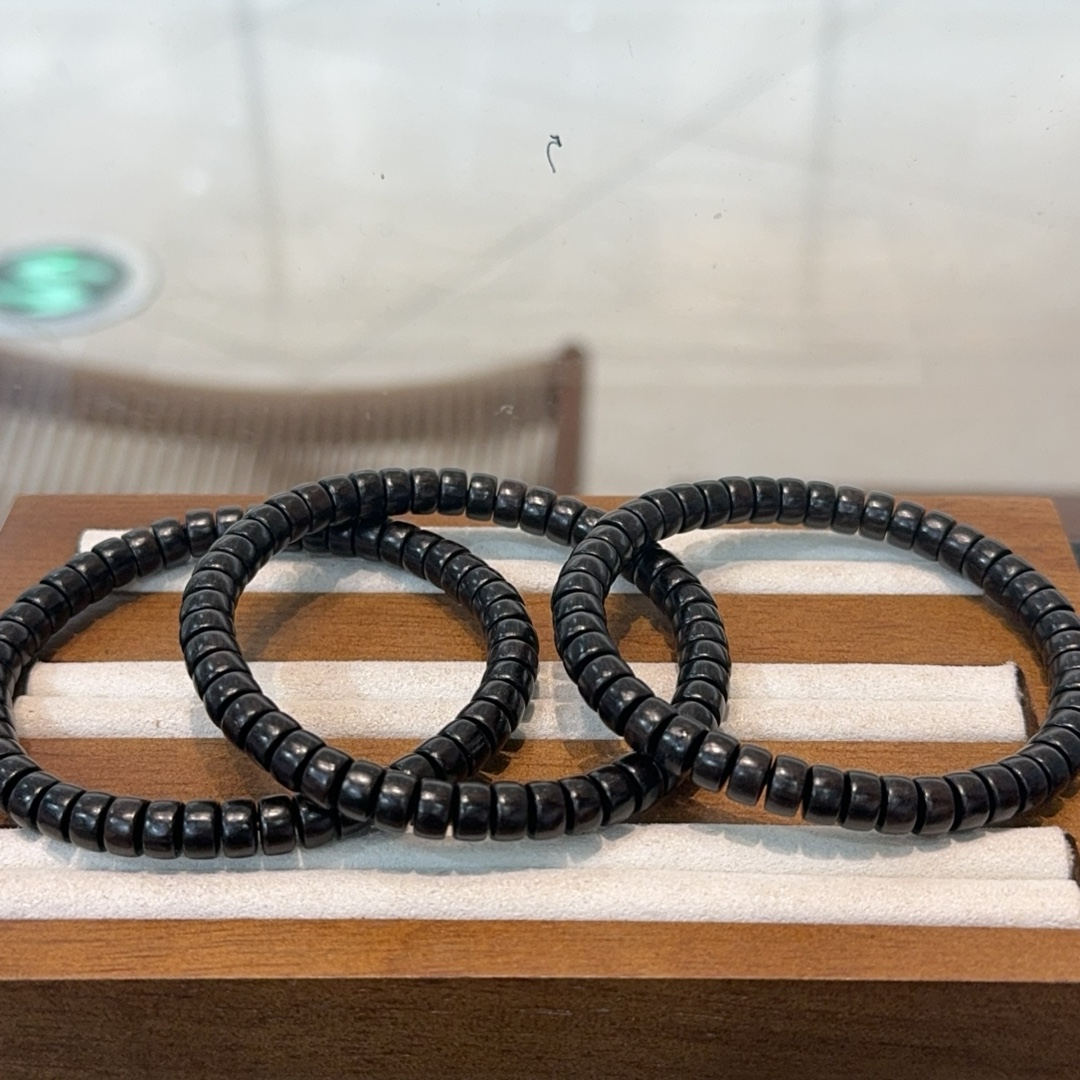 Handheld rosary ebony walnut for men and women