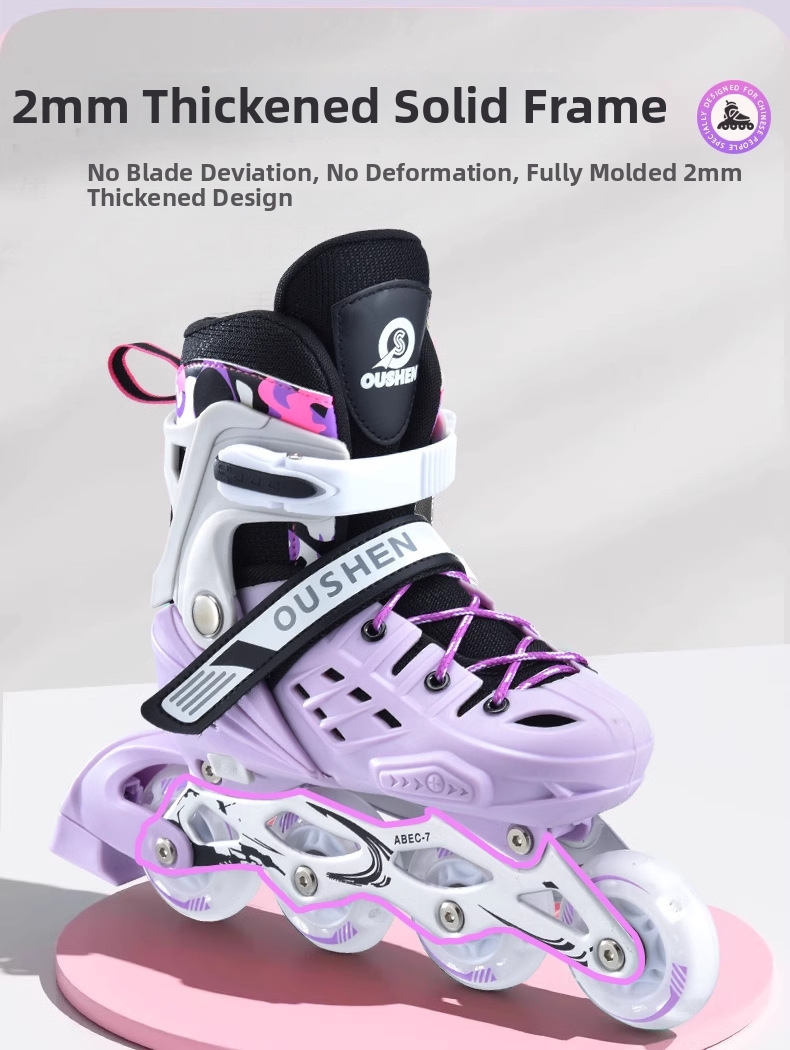 Adjustable Hard Shell Roller Skates For Adults And Beginners_voghion.com
