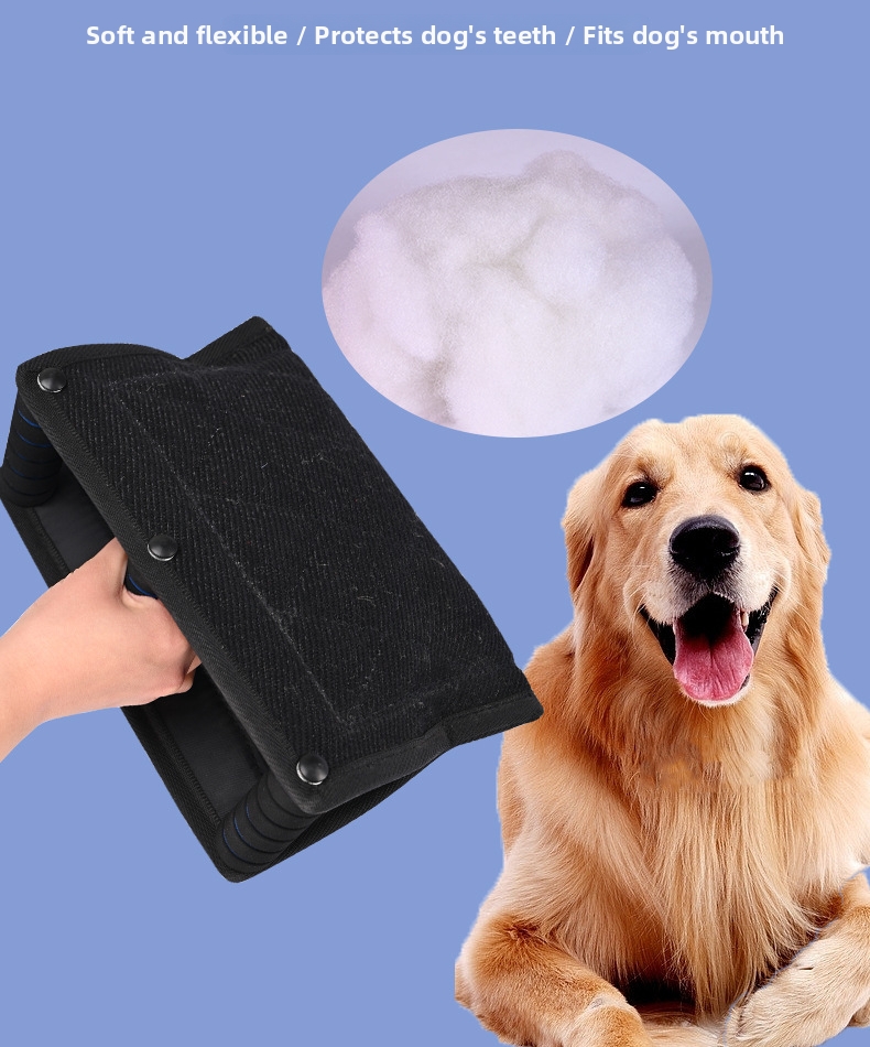 Triangular Target Chew Pillow Dog Training Toy Durable Jute Bite Chew Pillow_voghion.com