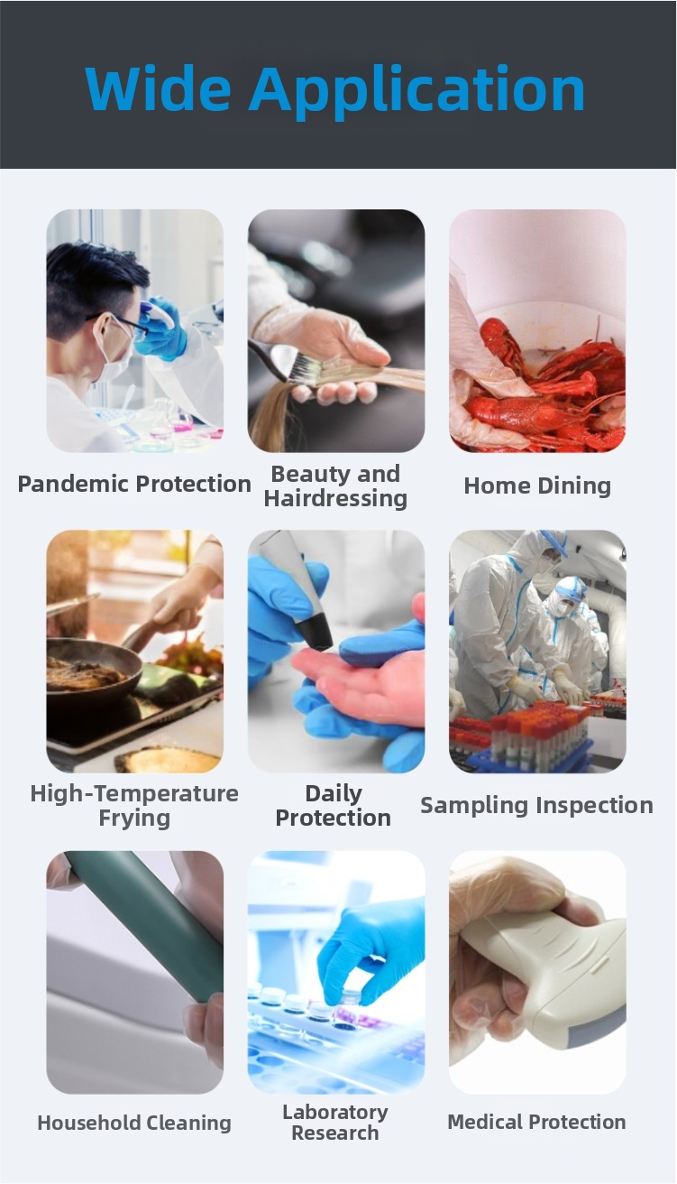 Disposable Tpe Kitchen Gloves Food Grade Protective Household Use_voghion.com