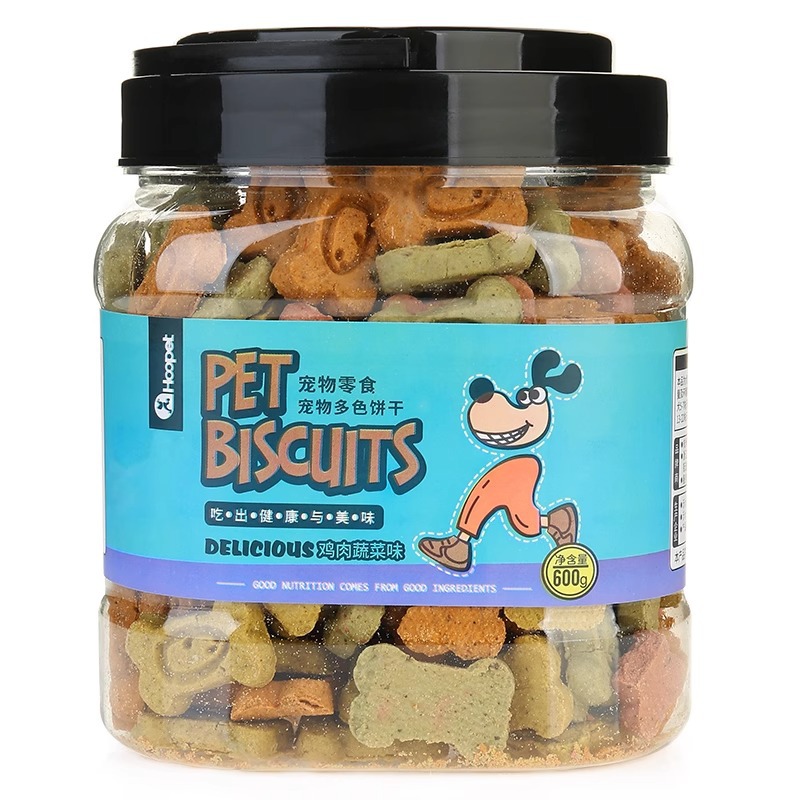 Biscoitos para cães com sabor de frango, petiscos para treinamento, palitos mastigáveis adequados para filhotes de Teddy e Golden Retriever._voghion.com