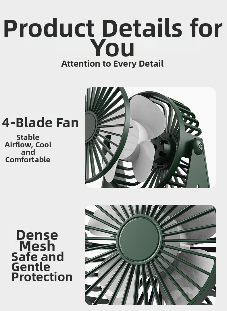 Mini ventilateur de bureau pour bureau et maison, silencieux_voghion.com