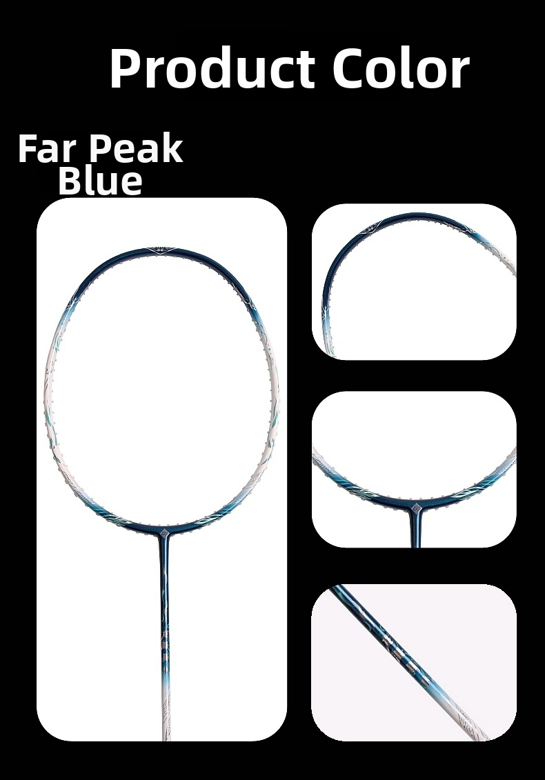 Kolfiber badmintonracket för amatörträning och sport_voghion.com