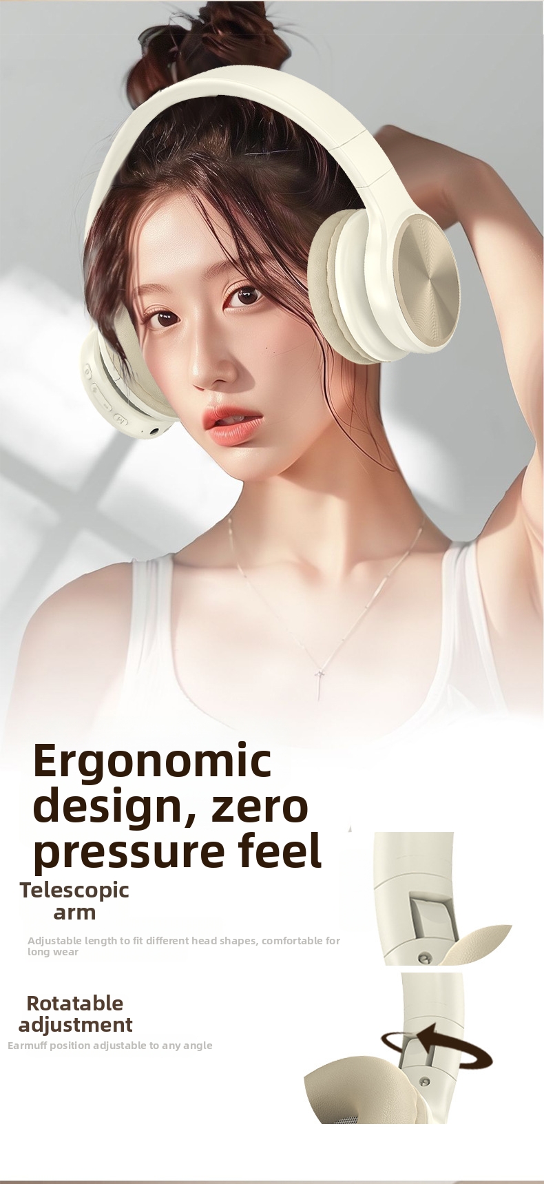 Cuffie bluetooth wireless per gaming e ascolto di musica_voghion.com