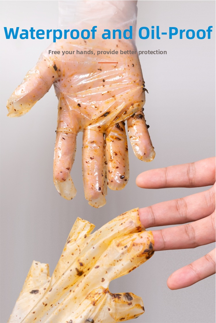 Disposable Tpe Kitchen Gloves Food Grade Protective Household Use_voghion.com