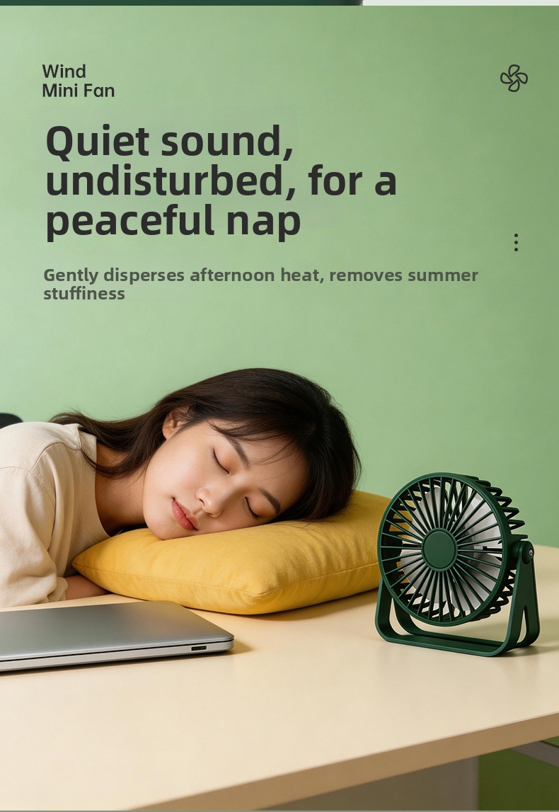Mini ventilateur de bureau pour bureau et maison, silencieux_voghion.com